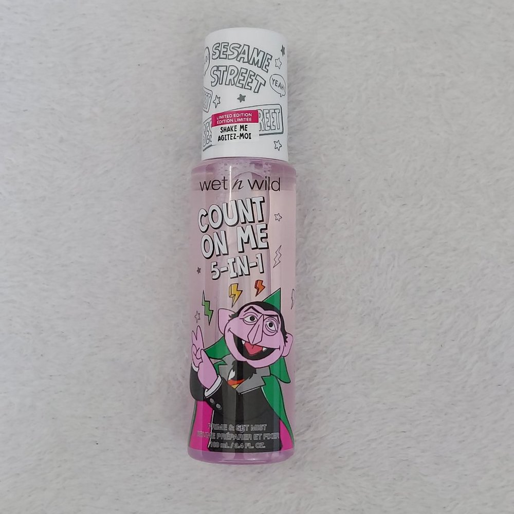 Wet n Wild Sesame Street Collection Count On Me 5-in-1 Prime & Set Face Mist